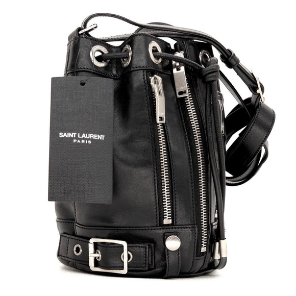 SOLD! Saint Laurent Rider Bucket Shoulder Bag - Picture 3 of 8